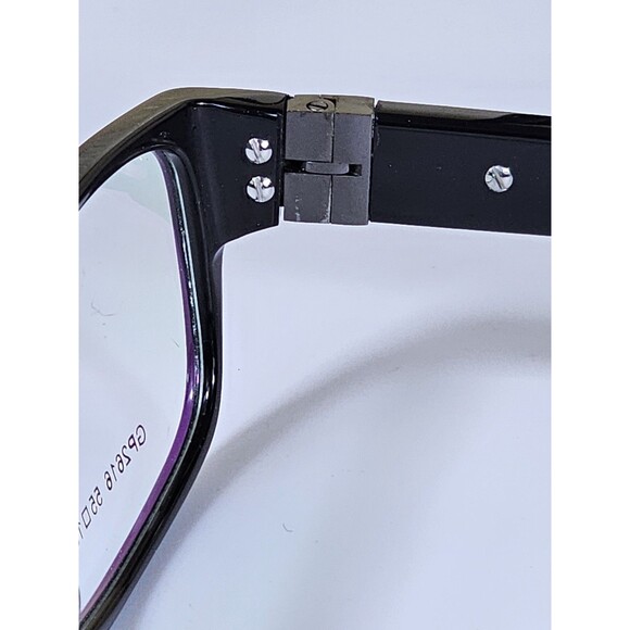 GIANNI PO WOMEN'S EYEGLASSES GP 2616 55-16 140 SOLID BLACK NWT DEMO LENSES - Picture 15 of 16